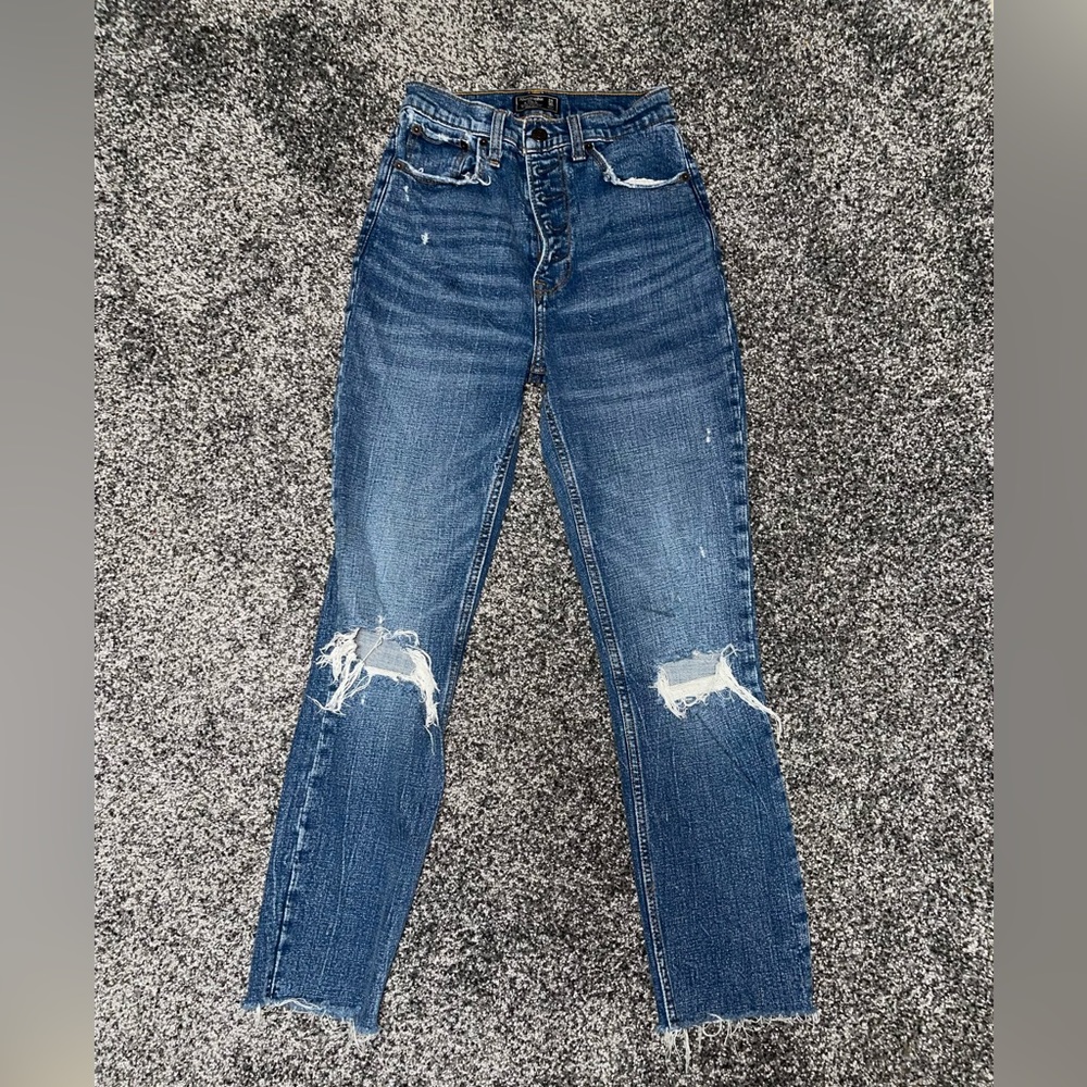 Abercrombie & fitch ultra high rise jeggings size 24